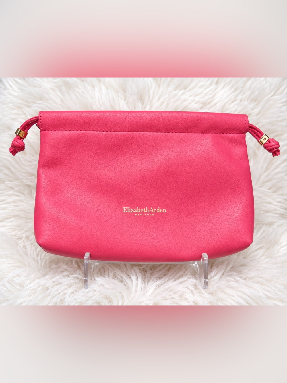 Elizabeth Arden Hot Pink Cosmetic Pouch NWT